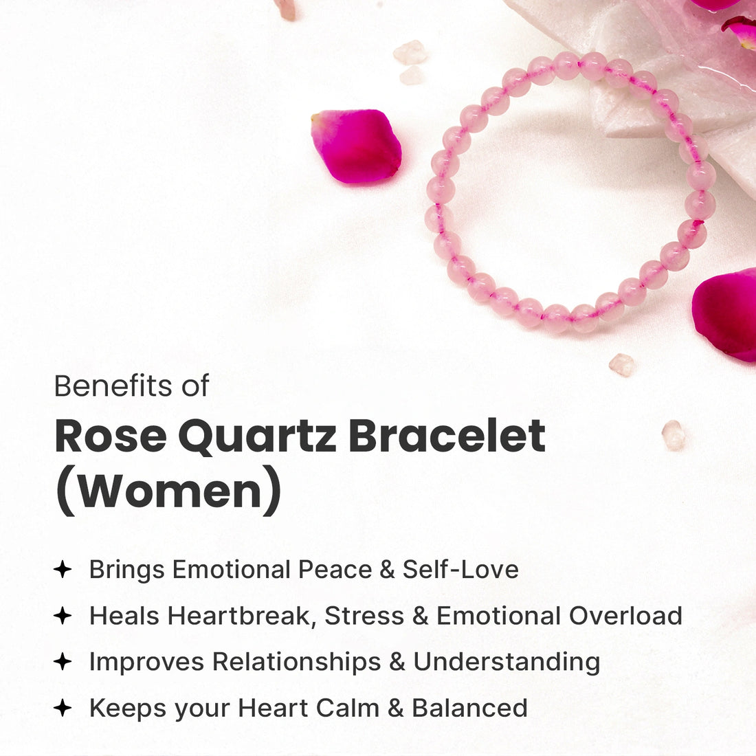 Rose Quartz Bracelet - Attract Love