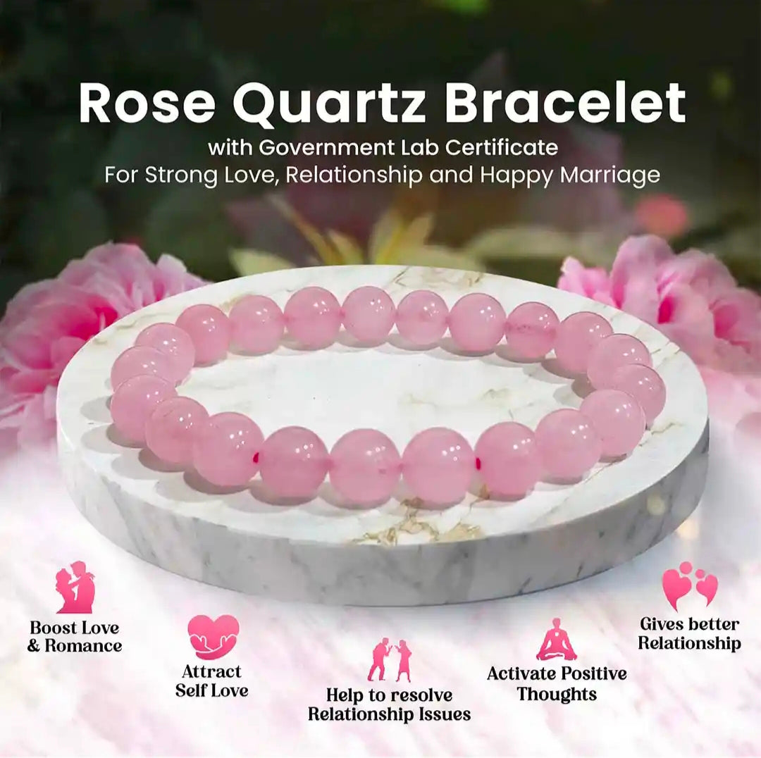 Rose Quartz Bracelet - Attract Love