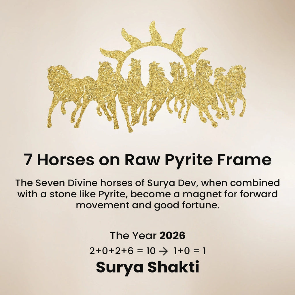 Seven Horses Pyrite frame