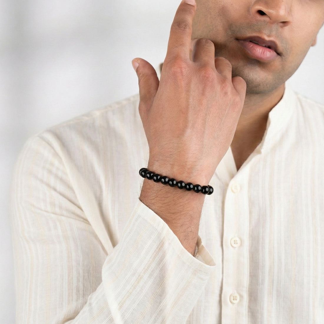 Black Tourmaline Bracelet - Negativity Protection