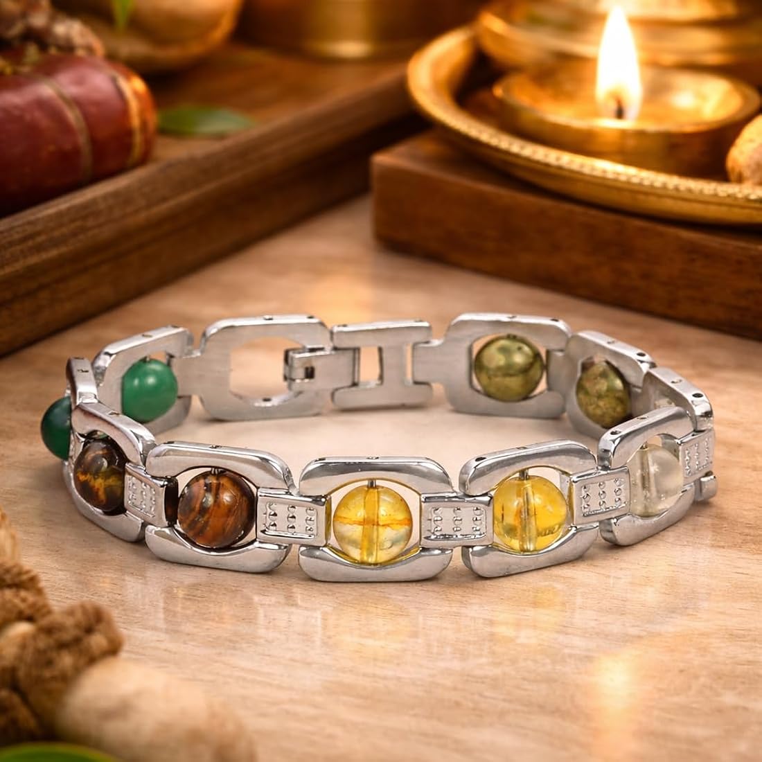 Metal Dhanyog Bracelet
