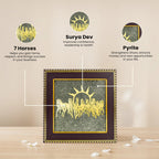 Seven Horses Pyrite frame